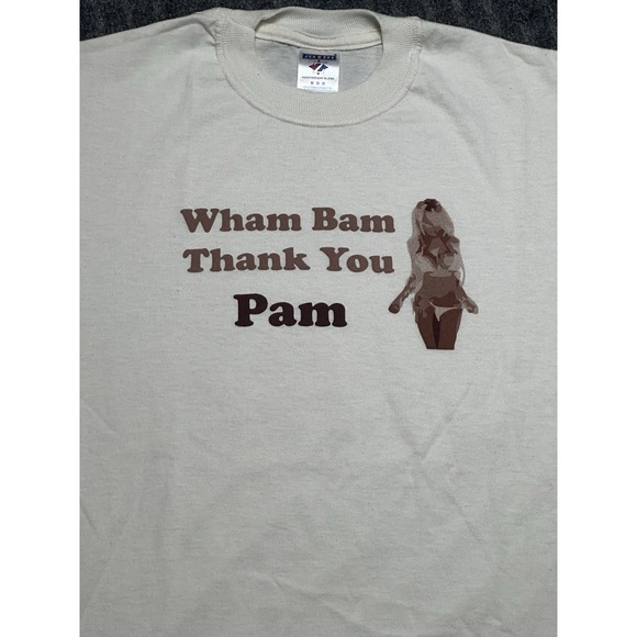Y2K "Wham Bam Thank You Pam"‎ Size Medium Graphic T Shirt - Picture 2 of 4